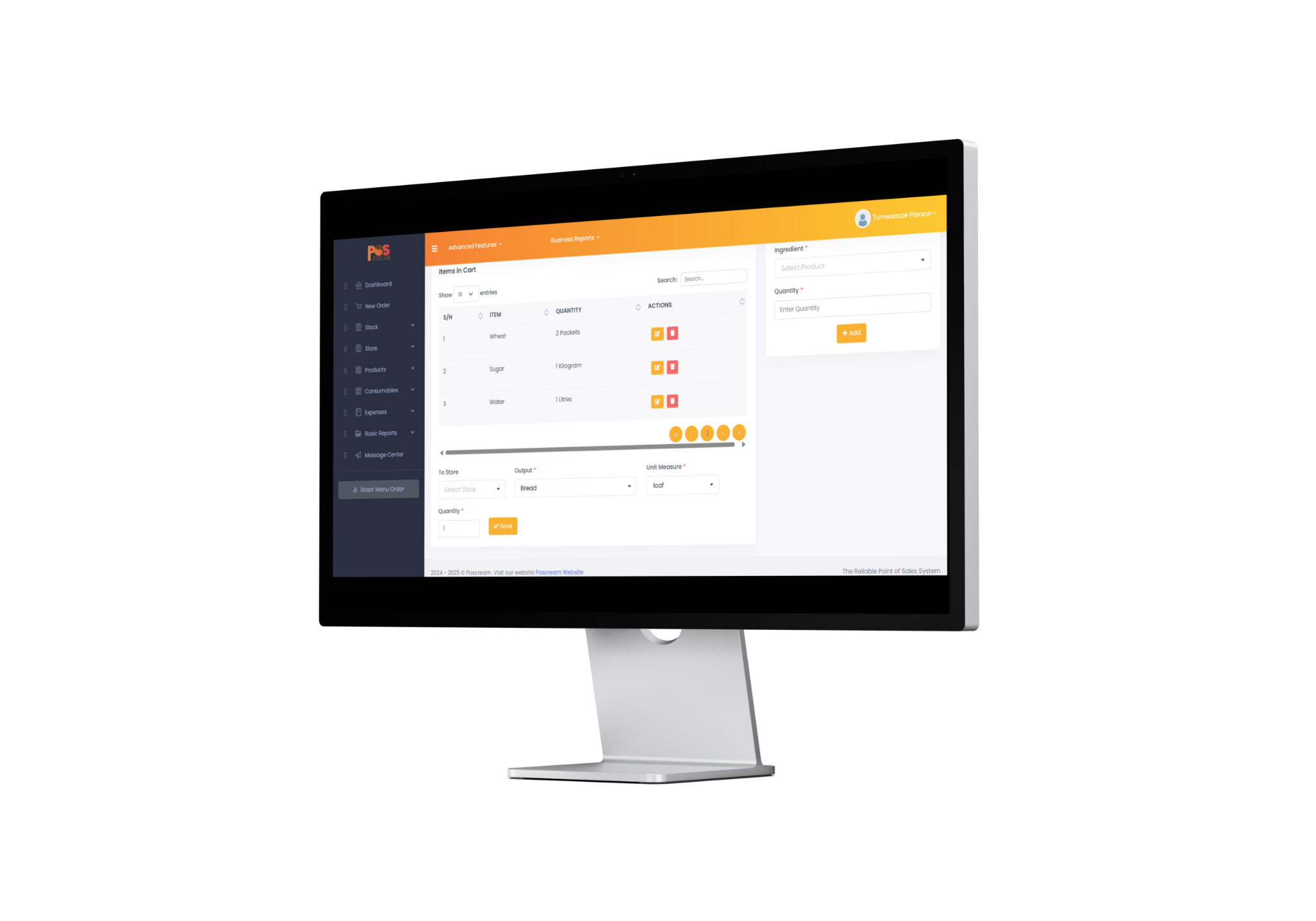 Sales and performance reporting